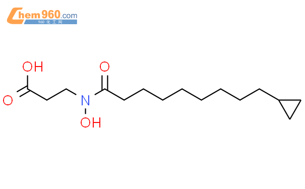 N-(9-Cyclopropyl-1-oxononyl)-N-hydroxy-β-alanine结构式图片|1453071-47-0结构式图片