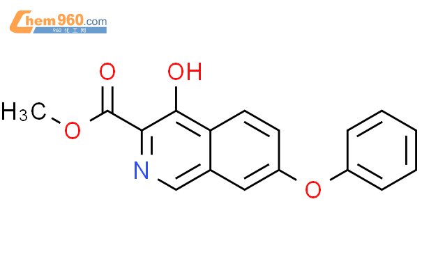 4-羟基-7-苯氧基异喹啉-3-甲酸甲酯