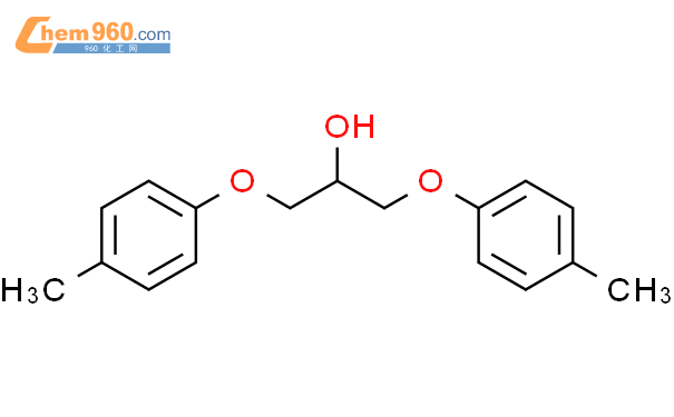 14569 62 12 Propanol13 Bis4 Methylphenoxy 化学式、结构式、分子式、mol 960化工网