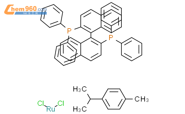 氯[(R)-(+)-2,2'-双(二苯基膦)-1,1'-联萘](伞花烃)氯化钌(II)