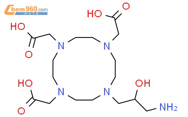 10-(3-氨基-2-羟丙基)-1,4,7,10-四氮杂环十二烷-1,4,7-三乙酸