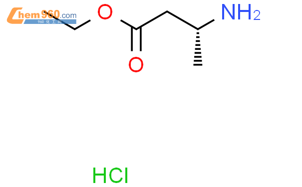 (R)-3-氨基-丁酸乙酯盐酸盐结构式图片|146293-15-4结构式图片