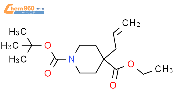 1-Boc-4-烯丙基-4-哌啶甲酸乙酯「CAS号：146603-99-8」 – 960化工网