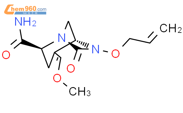 (1R,2S,5R)-4-(Methoxymethyl)-7-oxo-6-(2-
propen-1-yloxy)-1,6-diazabicyclo[3.2.1]oct-3-
ene-2-carboxamide