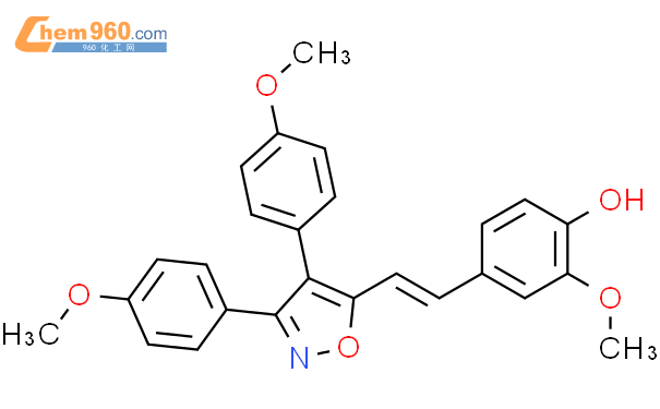 Phenol Bis Methoxyphenyl Isoxazolyl Ethenyl