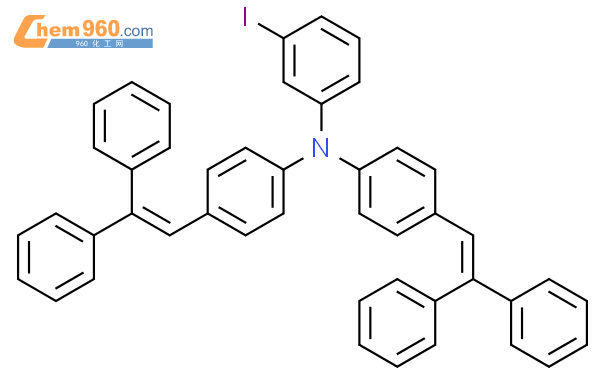 Benzenamine N N Bis Diphenylethenyl Phenyl Iodo Cas