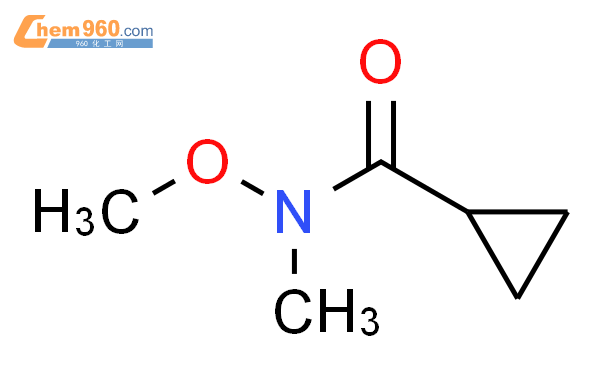 N-甲氧基-N-甲基环丙烷甲酰胺结构式图片|147356-78-3结构式图片