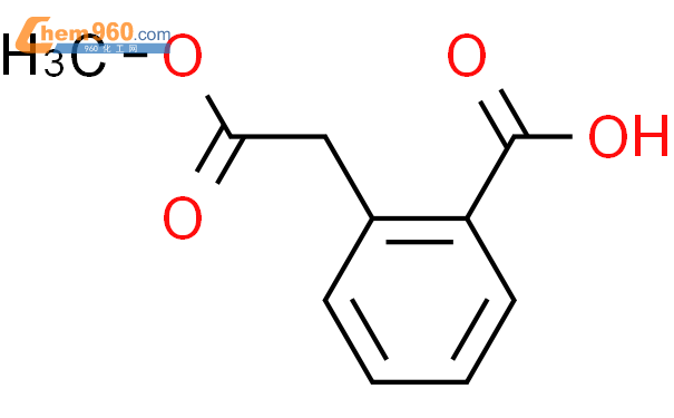 2-(2-甲氧基-2-氧代乙基)苯甲酸结构式图片|14736-50-6结构式图片