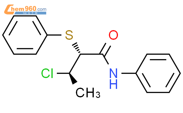 147725 73 3 Butanamide 3 chloro N phenyl 2 phenylthio R R CAS号