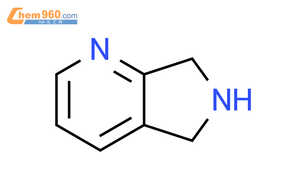 6,7-二氢-5H-吡咯并[3,4-b]吡啶结构式图片|147739-88-6结构式图片