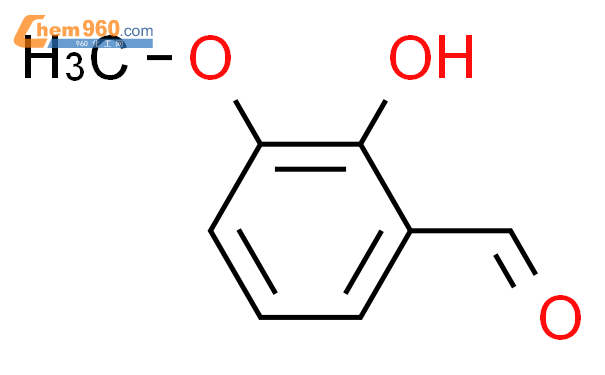 2-羟基-3-甲氧基苯甲醛结构式图片|148-53-8结构式图片