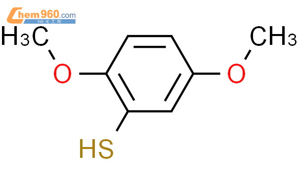 2,5-二甲氧基苯硫酚结构式图片|1483-27-8结构式图片