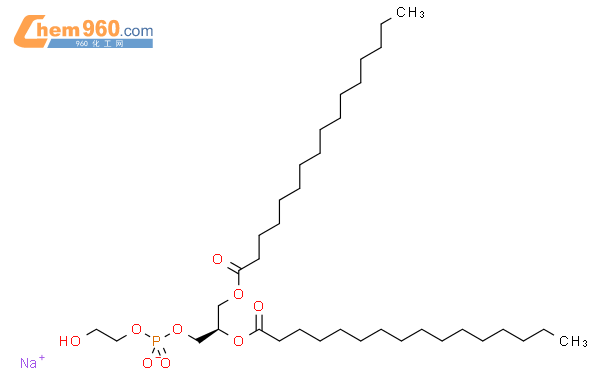 1,2-DIPALMITOYL-SN-GLYCERO-3-PHOSPHO(ETHYLENE GLYCOL) (SODIUM SALT);16:0 PTD ETHYLENE GLYCOL