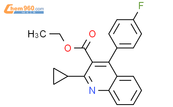 2-环丙基-4-(4-氟苯基)-喹啉-3-羧酸乙酯