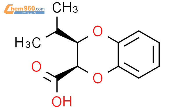 148547 68 6 1 4 Benzodioxin 2 Carboxylic Acid 2 3 Dihydro 3 1 Methylethyl Cis 化学式、结构式、分子式