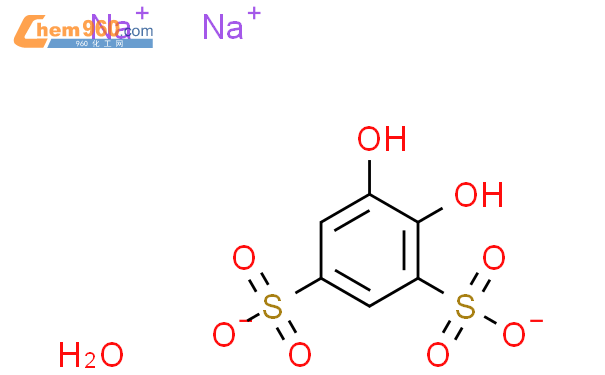 邻苯二酚-3,5-二磺酸钠结构式图片|149-45-1结构式图片