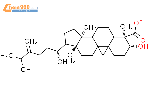 (3beta,4alpha)-3-羟基-24-亚甲基-9,19-环羊毛甾烷-28-酸