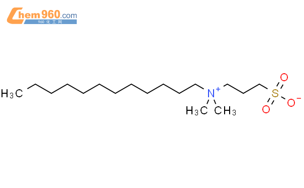 3-磺丙基十二烷基二甲基甜菜碱结构式图片|14933-08-5结构式图片