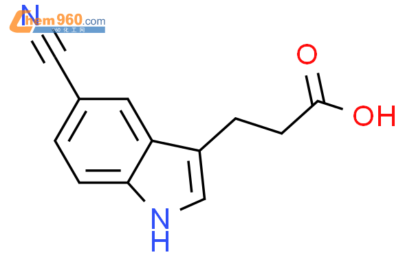 5-氰基-1H-吲哚-3-丙酸