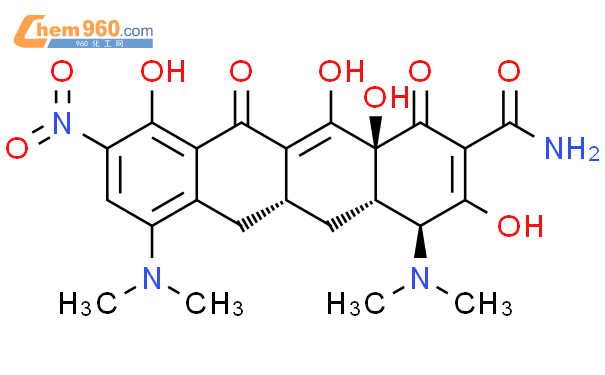 (4S,4aS,5aR,12S)-4,7-bis(dimethylamino)-1,4,4a,5,5a,6,11,12a-octahydro-3,10,12,12a-tetrahydroxy-9-nitro-1,11-dioxanaphthacene-2-carboxamide