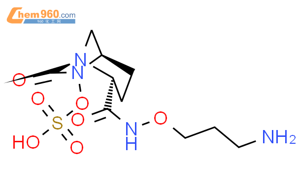 (2S,5R)-N-(3-aminopropoxy)-7-oxo-6-(sulfooxy)-1,6-diazabicyclo[3.2.1]octane-2-carboxamide