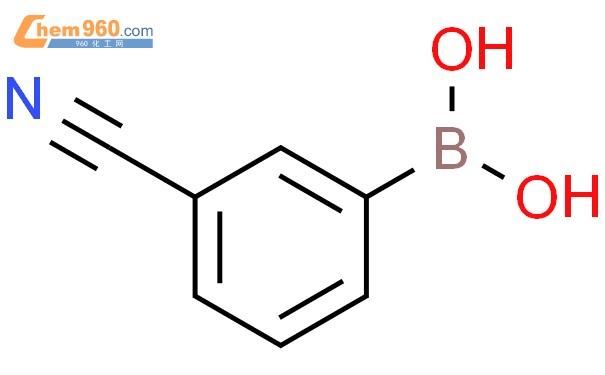 3-氰基苯硼酸结构式图片|150255-96-2结构式图片