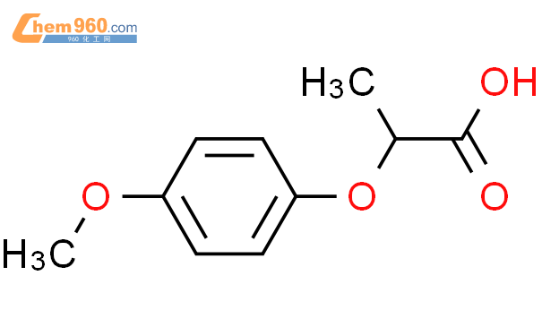 2-（4-甲氧基苯氧基）丙酸结构式图片|150436-68-3结构式图片