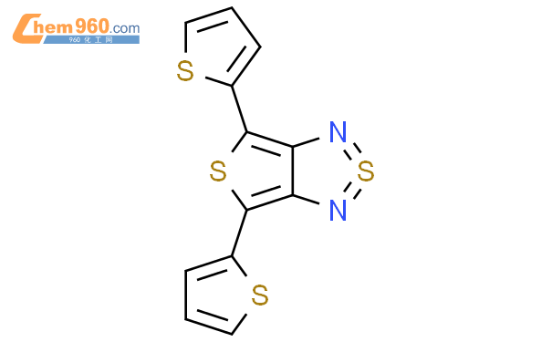4,6-双(2-噻吩基)噻吩[3,4-C][1,2,5]噻二唑结构式图片|150600-72-9结构式图片