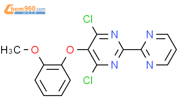 2,2'-Bipyrimidine, 4,6-dichloro-5-(2-methoxyphenoxy)-