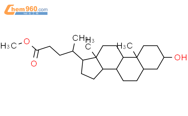 CAS No 15074 01 8 Cholan 24 Oic Acid 3 Hydroxy Methyl Ester 3a 5a