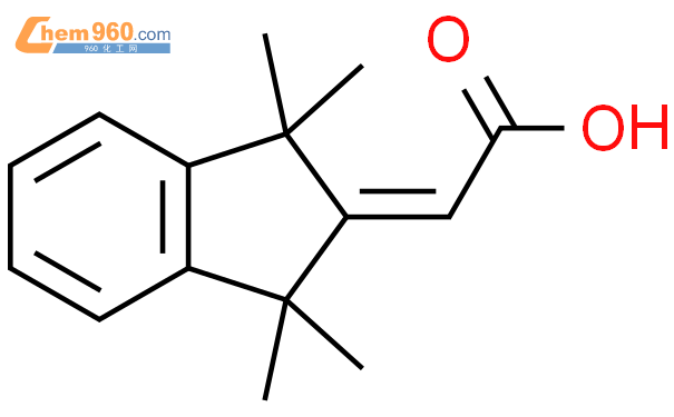 150799 17 0 Acetic acid 1 3 dihydro 1 1 3 3 tetramethyl 2H inden 2 ylidene 化学式结构式分子式mol