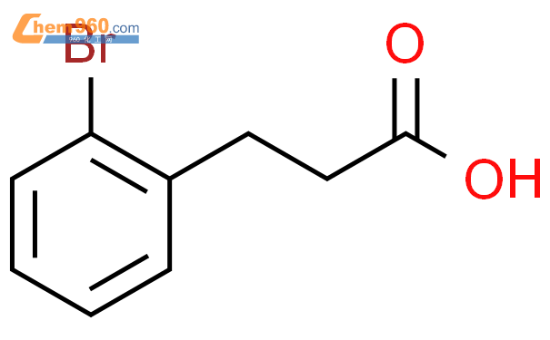 3-(2-溴苯基)丙酸结构式图片|15115-58-9结构式图片