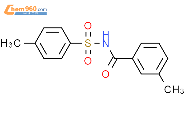 152126-61-9,3-methyl-N-(4-methylbenzenesulfonyl)benzamide化学式、结构式、分子式 ...