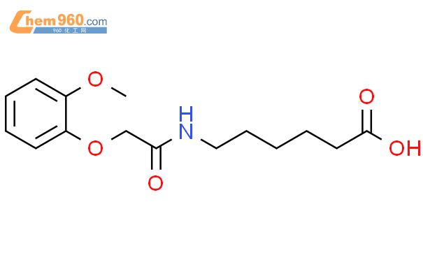 152213 16 6 Hexanoic acid 6 2 methoxyphenoxy acetyl amino CAS号