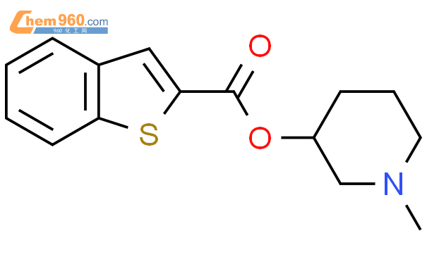 15278 16 7 Benzo b thiophene 2 carboxylicacid 1 methyl 3 piperidinyl 15278-16-7-benzo-b-thiophene-2-carboxylicacid-1-methyl-3-piperidinyl