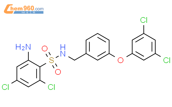 154108 26 6 Benzenesulfonamide 2 Amino 4 6 Dichloro N 3 3 5 Dichlorophenoxy Phenyl Methyl