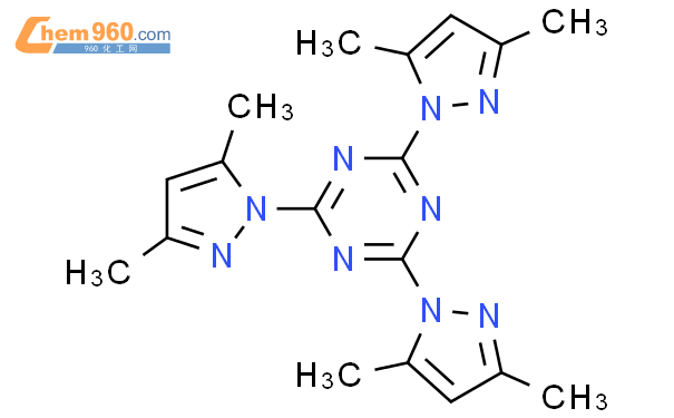 1,3,5-Triazine, 2,4,6-tris(3,5-dimethyl-1H-pyrazol-1-yl)-