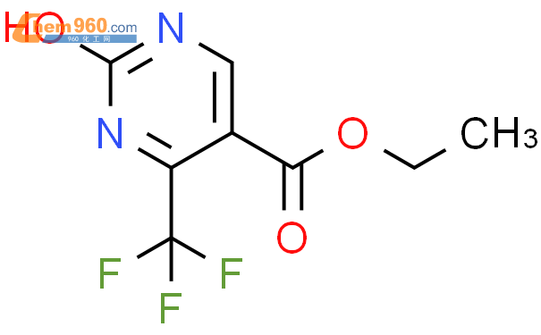 2-羟基-4-三氟甲基-5-嘧啶甲酸乙酯结构式图片|154934-97-1结构式图片