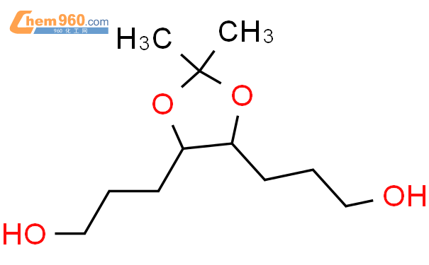 155128-50-0,1,3-Dioxolane-4,5-dipropanol, 2,2-dimethyl-, (4R,5R)-化学式、结构 ...