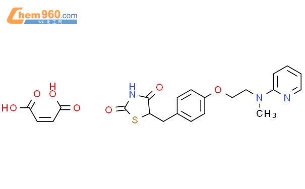 马来酸罗格列酮结构式图片|155141-29-0结构式图片