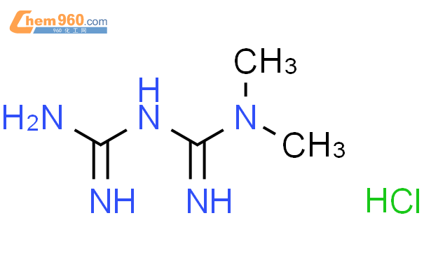 盐酸二甲双胍结构式图片