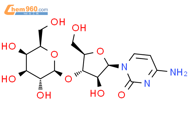 155603-72-8,2（1H）-嘧啶酮，4-氨基-1-（3-O-b-D-吡喃半乳糖基-b-D-阿拉伯呋喃糖基）-化学式、结构式、分子式 ...