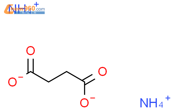 琥珀酸铵结构式
