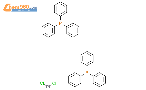 顺-二氯双(三苯基膦)铂(II)结构式图片|15604-36-1结构式图片
