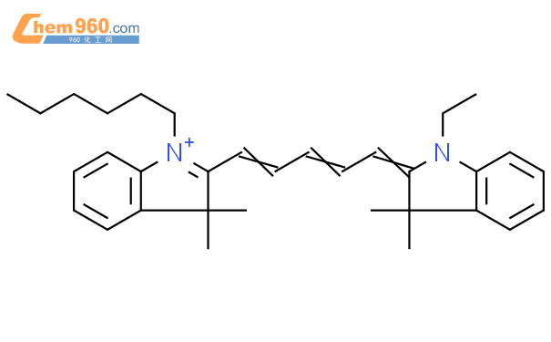 3H-Indolium, 2-[5-(1-ethyl-1,3-dihydro-3,3-dimethyl-2H-indol-2-ylidene)-1,3-pentadien-1-yl]-1-hexyl-3,3-dimethyl-
