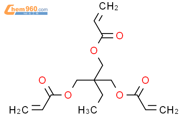 三丙烯酸丙烷三甲醇酯结构式
