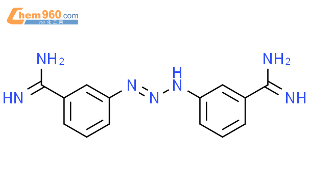 3-[2-(3-carbamimidoylphenyl)iminohydrazinyl]benzenecarboximidamide