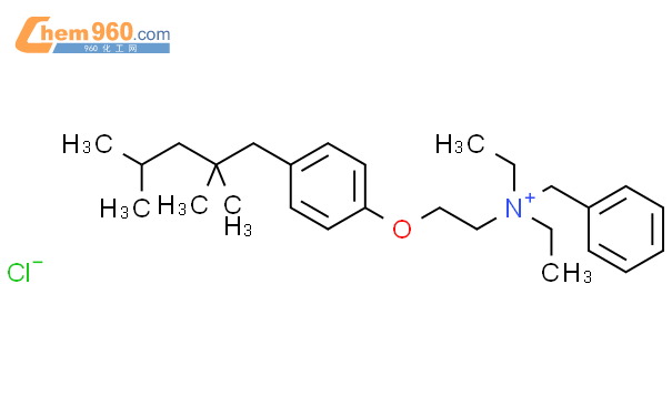 苯氯苄铵结构式
