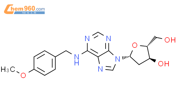 2'-脱氧-N6-(4-甲氧基苄基)腺苷结构式图片|157640-47-6结构式图片