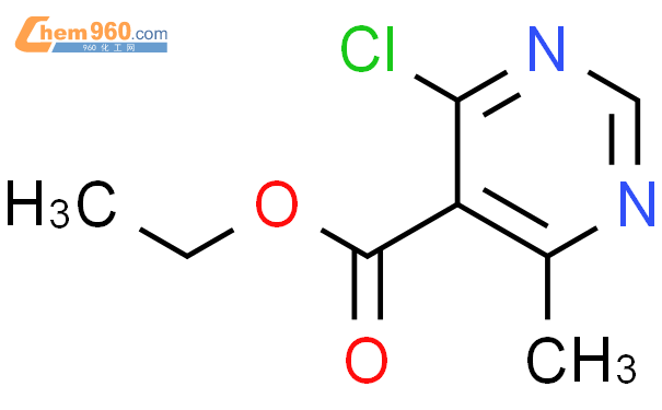 4-氯-6-甲基嘧啶-5-羧酸乙酯结构式图片|157981-60-7结构式图片